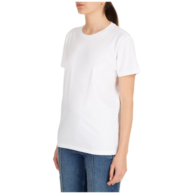 Shop Isabel Marant Women's T-shirt Short Sleeve Crew Neck Round  Annax In White
