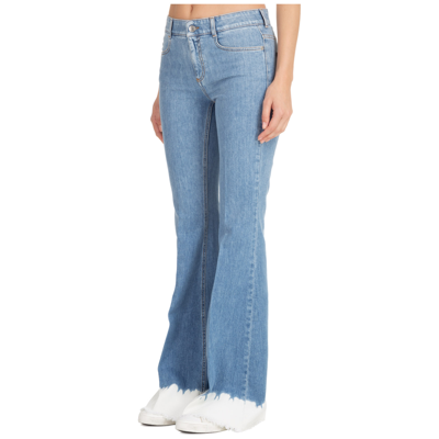 Shop Stella Mccartney Women's Flare Jeans Flares In Light Blue