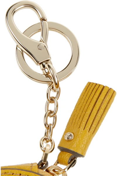 Shop Anya Hindmarch Wink Leather Keychain