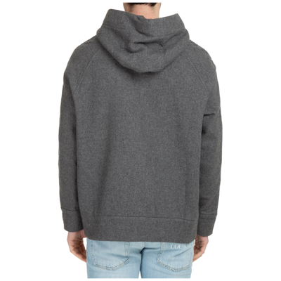Shop Fendi Men's Hoodie Sweatshirt Sweat In Grey
