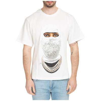 Shop Ih Nom Uh Nit Men's Short Sleeve T-shirt Crew Neckline Jumper  Future Mask In White