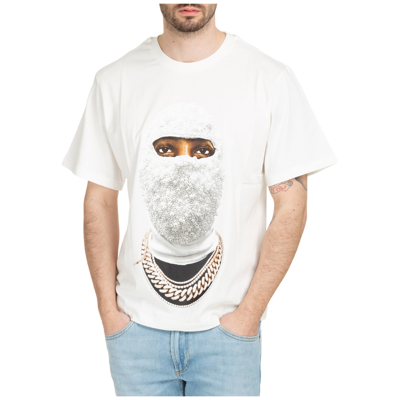Shop Ih Nom Uh Nit Men's Short Sleeve T-shirt Crew Neckline Jumper  Future Mask In White