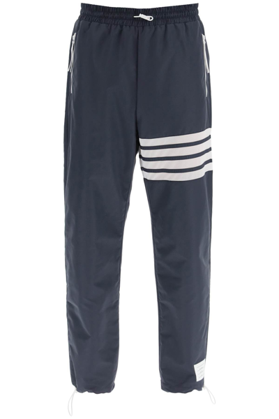 Shop Thom Browne Track Pants In Sustainable Ripstop In Mixed Colours
