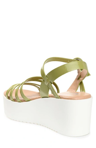 Journee Collection Women's Miragge Platform Sandal In Olive
