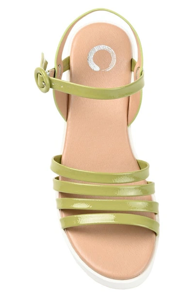 Journee Collection Women's Miragge Platform Sandal In Olive