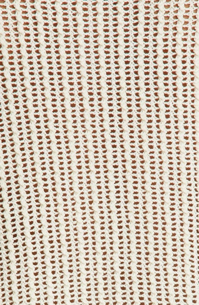 Shop Rag & Bone Riley Open Stitch Sweater In Ivory