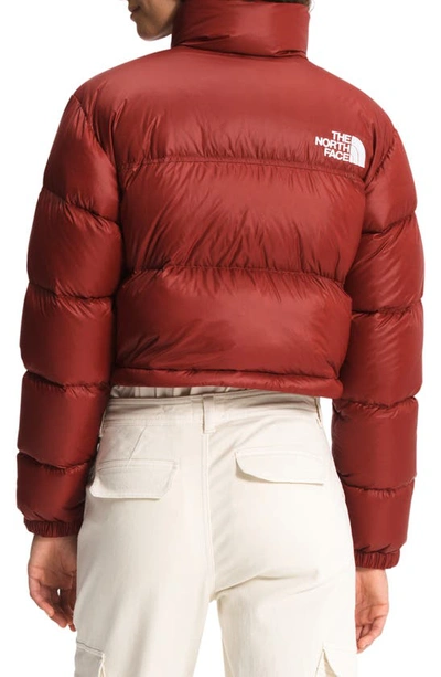 Shop The North Face Nuptse® 700 Fill Power Down Short Jacket In Brick House Red
