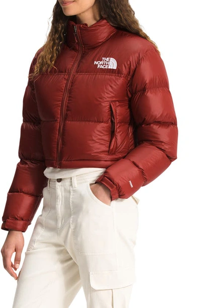 Shop The North Face Nuptse® 700 Fill Power Down Short Jacket In Brick House Red