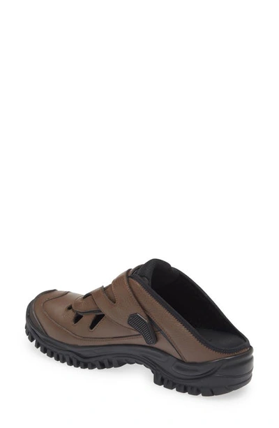 Brown Wessex Sabo Slip-on Leather Sneakers