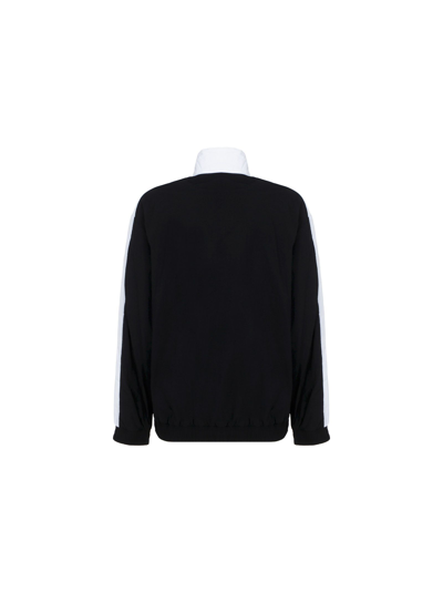 Balmain Black Polyamide Shell Jacket In Black