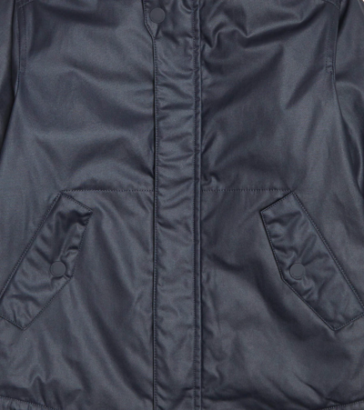 Shop Bonpoint Appolo Rain Jacket In Navy