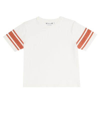 Shop Bonpoint Alto Cotton T-shirt In Off White