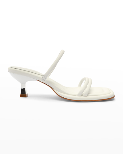 Shop Schutz Agatha Mid Slide Sandals In White