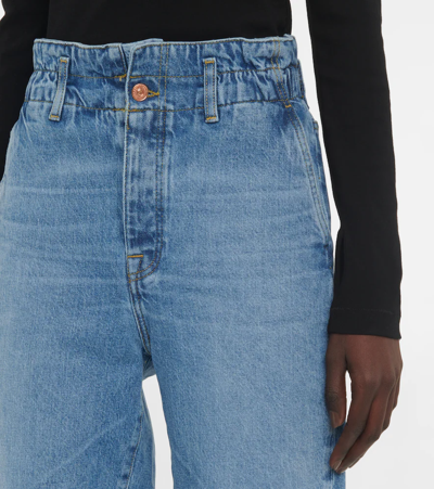 Shop 7 For All Mankind Ease Dylan High-rise Straight Jeans In Sign