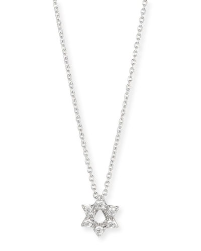 Shop Roberto Coin Diamond Star Of David Necklace In Yellow Gold
