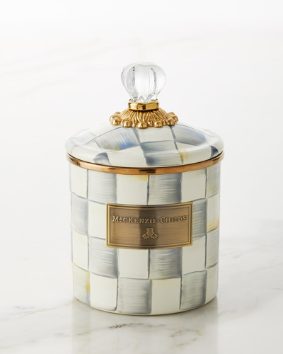 Shop Mackenzie-childs Sterling Check Small Canister
