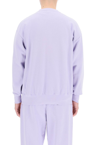 Shop Aries Premium Temple Sweatshirt In Purple