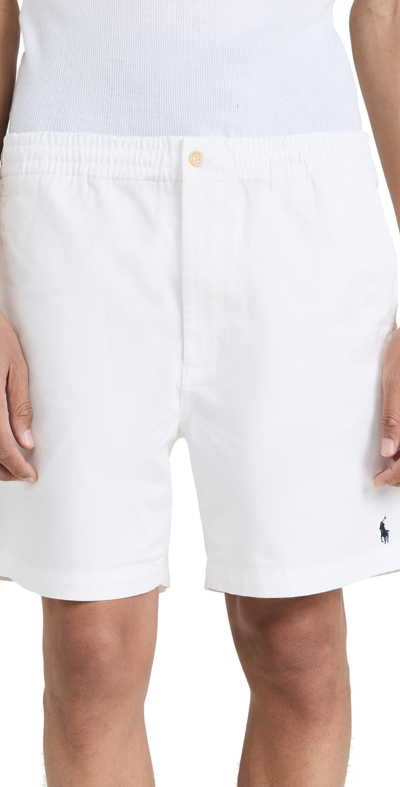 Shop Polo Ralph Lauren Classic Prepster Shorts White