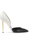 TOM FORD D'Orsay two-tone leather pumps