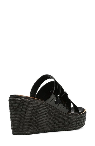Donald Pliner Ithaca Strappy Wedge Mule In Black