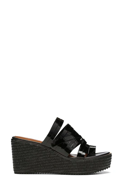 Donald Pliner Ithaca Strappy Wedge Mule In Black