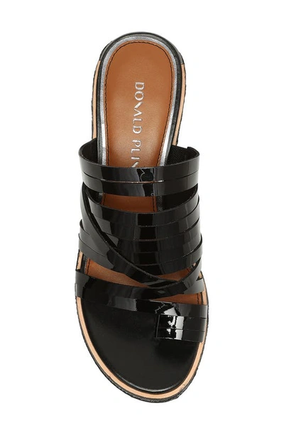 Donald Pliner Ithaca Strappy Wedge Mule In Black