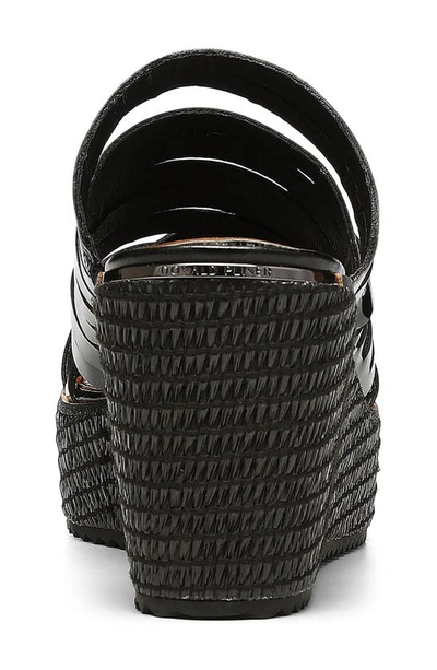 Donald Pliner Ithaca Strappy Wedge Mule In Black
