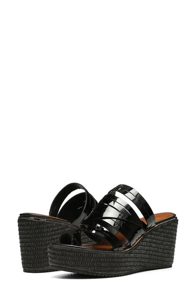 Donald Pliner Ithaca Strappy Wedge Mule In Black
