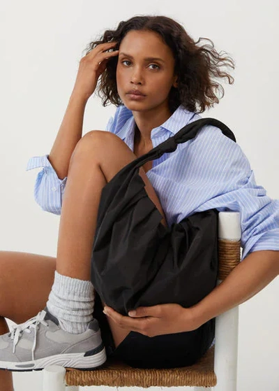 Mango pleated bag new arrivals