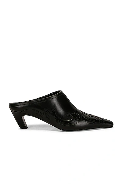 Shop Khaite Madison Mules In Black