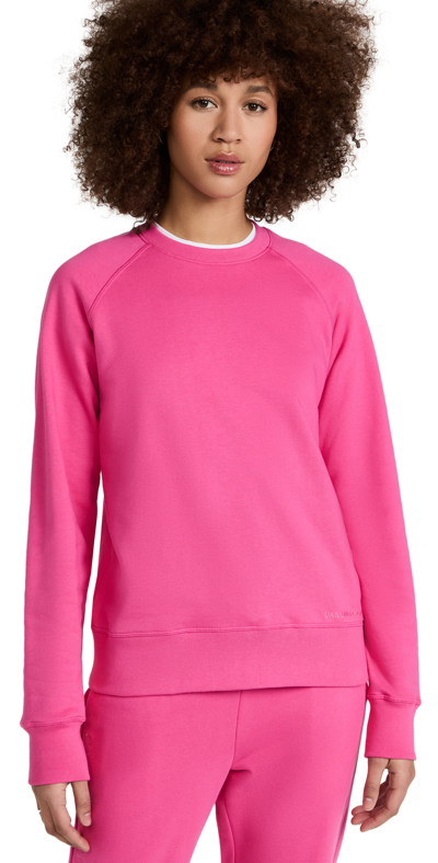 Shop Canada Goose Muskoka Crewneck Sweatshirt In Summit Pink/rose Sommet