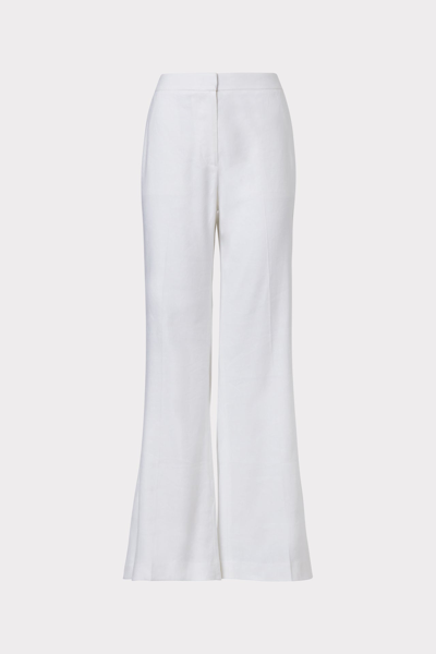 Shop Milly Lennon Linen Pant In White