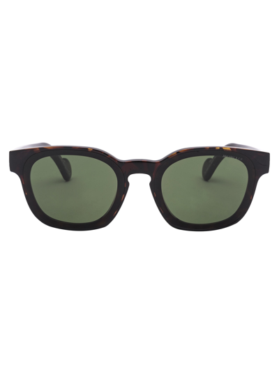 Moncler Sunglasses In 52n Dark Havana