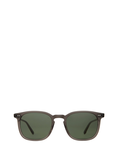 Shop Garrett Leight Ruskin Sun Eco Charcoal/eco G15 Sunglasses