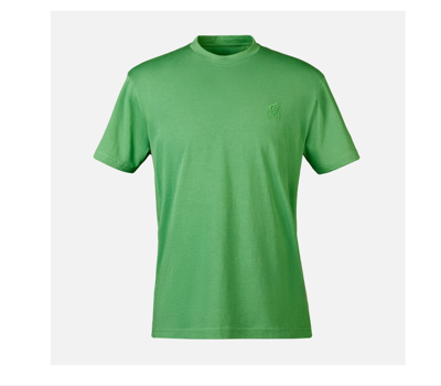 Shop Hogan T-shirt Verde Kqmb3442110uaiv402