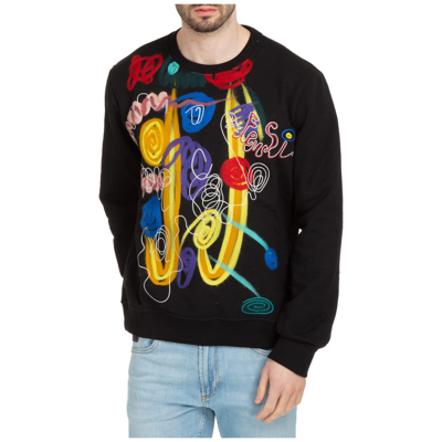 Shop Fendi Tiger Sweatshirt In Nero