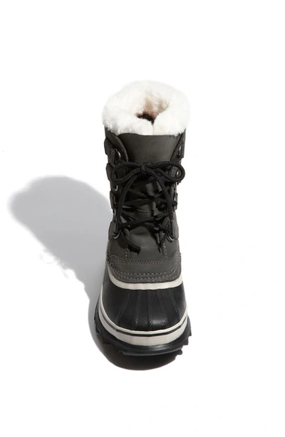 Shop Sorel 'caribou' Boot In Grey Stone