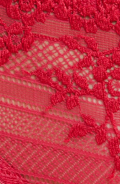 Shop Wacoal 'embrace' Lace Bikini In Persian Red
