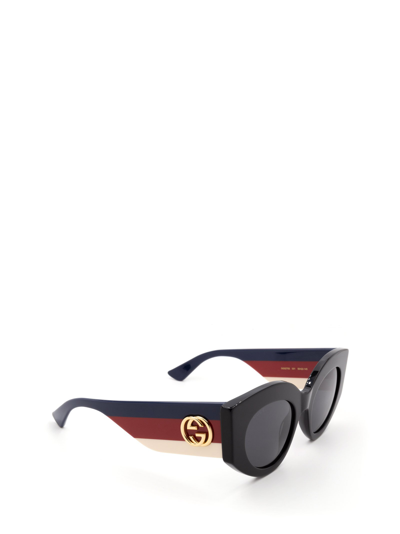 Shop Gucci Gg0275s Black Female Sunglasses
