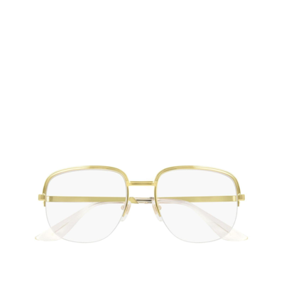 Shop Gucci Gg0777s Gold Male Sunglasses