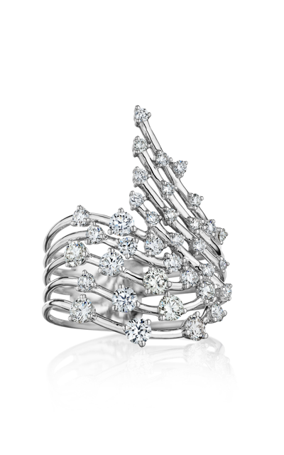 Shop Hueb Women's Luminus 18k White Gold Diamond Ring