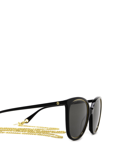 Shop Gucci Gg1076s Black Female Sunglasses