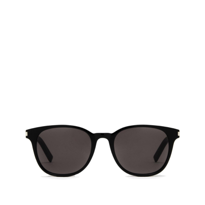 Shop Saint Laurent Unisex  Sl 527 Zoe Black Unisex Sunglasses