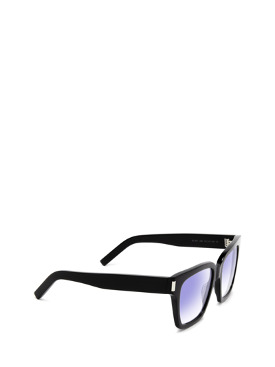 Shop Saint Laurent Unisex  Sl 507 Black Unisex Sunglasses