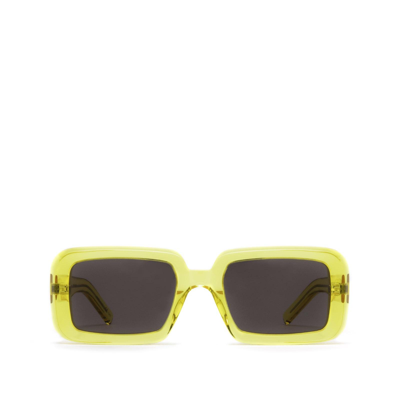 Shop Saint Laurent Unisex  Sl 534 Sunrise Yellow Unisex Sunglasses