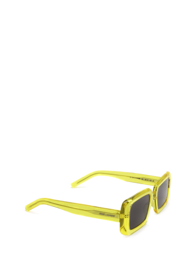 Shop Saint Laurent Unisex  Sl 534 Sunrise Yellow Unisex Sunglasses