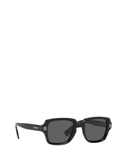 Shop Burberry Be4349 Black Male Sunglasses