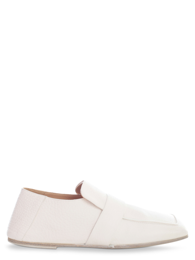 Shop Marsèll Spatolina Loafers In White