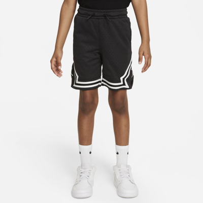 Shop Jordan Air Little Kids' Dri-fit Diamond Shorts In Black