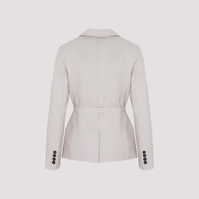 Shop 's Max Mara Geremia Linen Jacket In Nude &amp; Neutrals